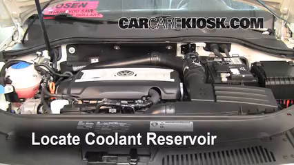 2010 Volkswagen Passat Komfort 2.0L 4 Cyl. Turbo Wagon Coolant (Antifreeze) Add Coolant